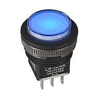 NKK Switches LB16SKW01-A Pushbutton Switches SPDT ON-ON BLACK SQUARE BLACK CAP