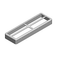 Masach Tech MS643-10F-NS EMI/RFI Shield Frame, Two-Piece 64.3 x 20.3 x 6.7mm Two-piece Drawn-Seamless RF Shield/EMI Shield FRAME (Nickel-Silver)