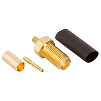 Amphenol RF 132198 Connectors SMA ST CRIMP JACK RG-316 DBLE BRAID