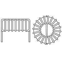 JW Miller 2200HT-680-H-RC Toroidal 68uH 15% Horizontal