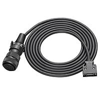 Delta Electronics, Inc. ASDBCAPW1205 Cable Assembly Cable, Power, 5 meter, No Brake, Use with B2 400W-3kW (Cx10, Cx13, Ex13, Gx13, Fx13) 230V motor with MS connectors