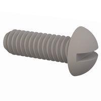 Essentra Components 010832R050 Round Slotted Round Slotted Screw, #8-32 Thread, 1/2 Lg