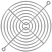 Qualtek Electronics 08139 Guard 120mm Wire Form Fan Guard, Bright Nickel Chrome Finish