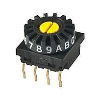 NKK Switches FR01SC16P-S Rotary Switches ROTARY PC 16 POS FR SERIES