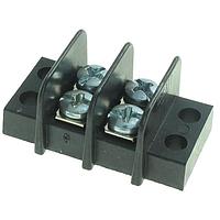 Molex 38760-0102 Low Profile Barrier Terminal Strip .375 PCB 2P screw terminal dual