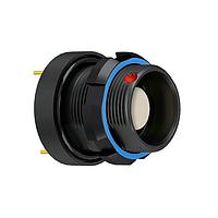 ODU GC1WCM-P17WMM0-000L Receptacle HD PM RECPT W SL, sz 1, IP6K8 / IP6K9K, 17 Contacts, C (blue) Key