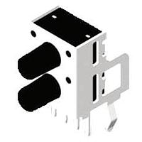 Diptronics T7A-214KQP Tactile Switches Double Layers Right Angle