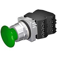 SIEMENS 52PM9W3D Pushbutton PUSHBUTTON,MOM,GRN,1 3/4" PLST,2POS,4BJK