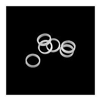 Aavid 113G Insulating Washer Teflon-Filled Bushings, TO3, 6.43/6.60mm ID, 7.82/8mm OD, 1.57/1.40mm Thick