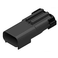 Aptiv 13865701 Automotive Connectors 3 way Male APEX 2.8 Sealed Dark Grey CONN