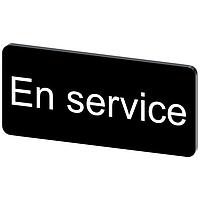 SIEMENS 3SU19000AC160GM0 Labeling Plate, En Service INSCR. LABEL, BLK 12.5 X 27MM,EN SERVICE