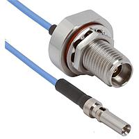 Amphenol SV Microwave FB292-047-MV67.3SMPS-120 RF Cable Assemblies 2.92mm BKHD F VITA 67.3 SMPS12"Cable