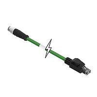 Molex 1201080293 Ethernet Cables / Networking Cables M12-4P(D)-MM-ST/RJ45-M-18M-PUR