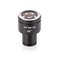 KERN OBB-A1618 Eyepiece: HWF 10x / Ø 20 mm, with scale 0,1 mm, anti-fungus, high-eye-point (with scale 0,1 mm)