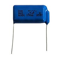 Cornell Dubilier (CDE) QAS504K600D047 Snubber Film Capacitors 0.5uF, 600VDC, 36.8x15x23.4mm, 47Ohms