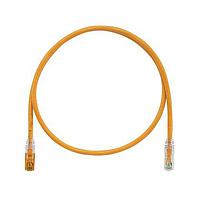 Panduit UTPKSP2MOR Cat 6 Keyed Copper Patch Cord, Cat 6, Orange U