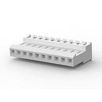 AMP Connectors - TE Connectivity 4-640602-0 Receptacle Housing FEED THRU WO TAB 10P L.R. natural 24 AWG