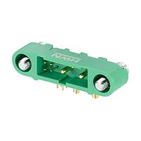 Harwin G125-MH104M3-02AD000P Headers GeckoMT 4+2 Pos M HorizScrewLok R Fix