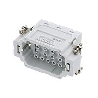 AMP Connectors - TE Connectivity 1102897-1 Inserts Crimp ST Panel Mount Conn Rect M 18POS