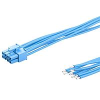 Molex 226245-2083 Discrete Wire Mini-Fit Versa Color-to-Pigtail  CBL ASSY 4.2P DR 300mm Lgth 8 Ckt Blue