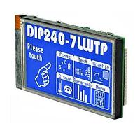 DISPLAY VISIONS EA DIP240B-7KLWT LCD Graphic Displays 240x128, T6963, blue-white, Touch