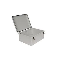 Bud Industries PTH-22432 Electrical Enclosures PC+10% Fiberglass Box with Self-Locking Latch (15.8 X 11.8 X 7.1 In)