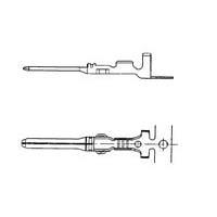 AMP Connectors - TE Connectivity 282288-1 Quick Connect .070 TAB CONTACT 0.5