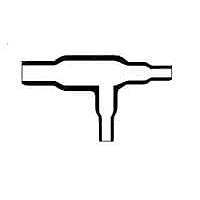 Raychem - TE Connectivity 322A024-25-0 Transition Boot, T-shaped 322A024-25-0