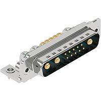 HARTING 09693009356 Mixed Contact D-Sub Connectors D-SUB M 13W3 ANG MA 20A