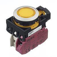 IDEC CW4L-M1E01QM4Y Standard Switches Illuminated PB 22MM 1NC Y