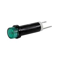 VCC 41-NKG12H-CGO LED Panel Mount Indicators Bi Pin Hi Hat Green 12VDC