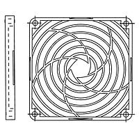 ebm-papst LZ32P Guard Fan Guard Grille for 80mm Size Fans or 8000 Series, Plastic