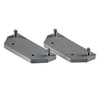 Bulgin BE123458 Wall Mount Flange Mounting Flange-Grey