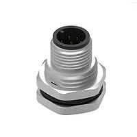 Wurth Elektronik 643150100608 Plugs WRCIRC M12  Screw  Coding A   Panel Solder Bucket Metal with Front Panel Nut PG9  Male connector, polarity 8