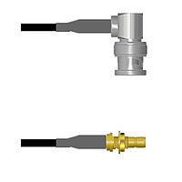 Amphenol Custom Cable Q-0D03M0003011i RF Cable Assemblies BNC-RP/SMB-SJB G174 11I