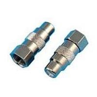 AIM-Cambridge / Cinch Connectivity Solutions 25-7580 RF Adapters - Between Series ADAPTER RCA RCA(F) TO F(M)