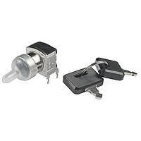 NKK Switches SK15BG30 Keylock Switches SK SERIES/KEYLOCK SPDT PO