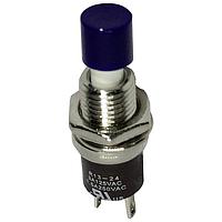 Shin Chin R13-24A-05-BU Pushbutton Switches SPST OFF-(ON) BLUE