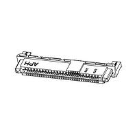 Amphenol FCI PSAS4F4130011TR Connectors SAS/PCIe 40 (U2 & U3) Connectors 68 Pin Right Angle Hybrid Receptacle