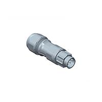 Amphenol LTW BB-04BMMB-QL8APP Standard Circular Connector X-Lok, Standard Size, Plastic, 10A, 04 pins, Male Connector, Male Contact, Straight, Push Lock, Screw-in, Field Installable, F5.0 - F10.0mm, IP68