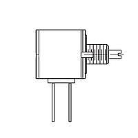 Bourns 82A1E-A20-H13 Metal Shaft 5K ohms 5% Single Turn, J-Hooks