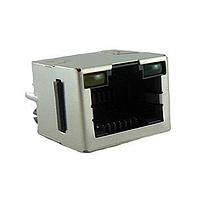 Amphenol Commercial Products RJHSE-5084A8 Modular 8P Hi Speed Mod Jack Yellow/Green LED