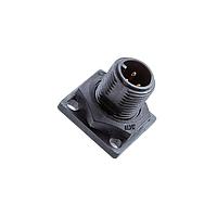 Amphenol LTW 1AD-02PMMS-SS7001 Standard Circular Connector Ceres, Mini Size, Plastic, 5A, 02 pins, Male Connector, Male Contact, Square, Screw Thread, Solder, Receptacle, IP67