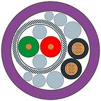 SIEMENS 6XV18602R Hybrid Cable SIMATIC NET,PROFI HYBRID,STND CBL,20M