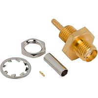 Amphenol 901-10796 Connectors SMA ST CBL-JCK BHD CRM IP67