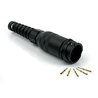 Amphenol Audio MP-4101-37P-C Connectors Cable recpt w/pins crimp combo w/cap