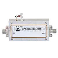 Fairview SPA-180-38-005-SMA 6 GHz to 18 GHz, Medium Power Broadband Amplifier with 500 mW, 42 dB Gain and SMA