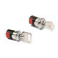 C&K Y201132C203NQE Keylock Switches DP 90deg keypull pos 1 SLDR LUG