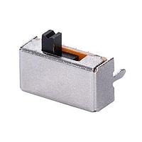 Same Sky (formerly CUI Devices) SLW-127777-2A-RA-S-D Slide Switch 12.7 x 7.7 x 7 mm, 2 mm Raised Slide Actuator, Right Angle, Through Hole