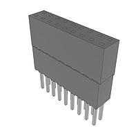 Samtec ESQ-109-34-T-D Sockets Elevated Socket Strip